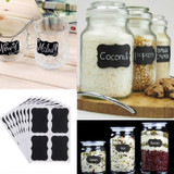 2016 40pcs Waterproof Mason Jar Bottle Stickers Labels Home Kitchen Jars Stickers Chalkboard Lables Tags Can Be Reused
