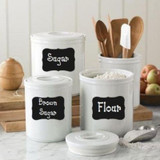 2016 40pcs Waterproof Mason Jar Bottle Stickers Labels Home Kitchen Jars Stickers Chalkboard Lables Tags Can Be Reused
