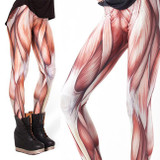 2016 3D Muscle Women Legging Womens Leggings Jeggings Legings Sexy Legging Pants Legins Sexy Printed Leggings DDK030209
