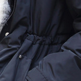 2015 women down warm long gift coat  jacket  parka zipper fashion new winter outerwear  rabbit fur collar new plus size thick