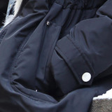 2015 women down warm long gift coat  jacket  parka zipper fashion new winter outerwear  rabbit fur collar new plus size thick