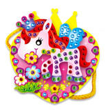 1pcs Colorful Kids Baby Assembly Toy EVA Cartoon DIY Handmade Handbag Bag Diamond Educational Toys for Girls Random Pattern 1pcs Colorful Kids Baby Assembly Toy EVA Cartoon DIY Handmade Handbag Bag Diamond Educational Toys for Girls Random Pattern