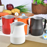 1pcs Coffee Pitcher Stainless Steel Milk Frothing Pitcher Jug Espresso For Coffee Moka Cappuccino Latte Drinks Barista Craft
