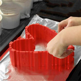 1pcs Cake Mold Baking Snake Silicone Cake Mold Kitchen Pastry Practical Gadget Heart Shape Rectangular Round Shapes Snake
