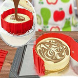 1pcs Cake Mold Baking Snake Silicone Cake Mold Kitchen Pastry Practical Gadget Heart Shape Rectangular Round Shapes Snake