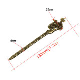 Bronze Vintage Hair Sticks Elegance Women Headbands Lady Hairpins Alloy Hair Clip Hair Accessories accesorios para el pelo