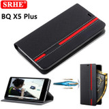 BQ X5 Plus Case Flip Luxury PU Leather Back Case Cover For BQ Aquaris X5 Plus With Stand Wallet Style