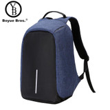 Boyue Bros. Multifunction USB charging Men Laptop Backpacks For Teenager Fashion Male Mochila Leisure Travel backpack anti thief