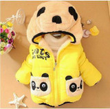 Boys Warm Jackets Children Clothing Girls Cartoon Bear Cotton Outerwear Tops Baby boys Hooded Coat Winter Kids Jacket Clothes
