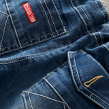 Boys Ripped Jeans Baby Boys Girls Kids Denim Pants Casual Children's Jeans Kids Denim Trousers Girl Straight Trousers