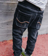 Boys Pants Jeans 2018 Fashion Boys Jeans For Spring Fall Childrens Denim Trousers Kids Toddler Elastic Waist Designed Pants 4-15