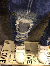 boys jeans hole ripped jeans for boys 2016 spring fall autumn fashion clothes children