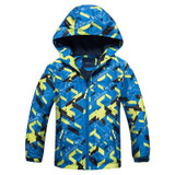 Boys Jacket Polar Fleece Spring Children Windbreaker Jackets Coats Kids Outerwear Sport Hoodie Clothes Double-deck Waterproof