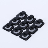 18Pc Cable Cord Wire Line Organizer Clips Fixer Fastener Tidy Holder Desk Wall Organiser Tie Fixer Organizer Line Adhesive Clamp