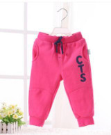 18M-3T Baby Pants Thicken Cotton Boys Girls Leggings 2018 Autumn Winter Warm Trousers Loose Active Letters Print Infants Clothes