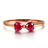 18K Rose Gold Plated Red Ruby Ring Real 925 Sterling Silver Gemstone Rings for Women Butterfly Flower Love Fine Jewelry Wedding 18K Rose Gold Plated Red Ruby Ring Real 925 Sterling Silver Gemstone Rings for Women Butterfly Flower Love Fine Jewelry Wedding