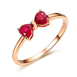 18K Rose Gold Plated Red Ruby Ring Real 925 Sterling Silver Gemstone Rings for Women Butterfly Flower Love Fine Jewelry Wedding 18K Rose Gold Plated Red Ruby Ring Real 925 Sterling Silver Gemstone Rings for Women Butterfly Flower Love Fine Jewelry Wedding