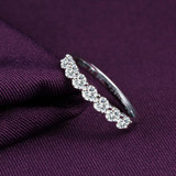 18k Gold Diamond Ring Diamond Wedding Ring Engagement Proposal Ring for Women