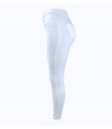 1888 Youaxon Women`s High Waist White Basic Casual Fashion Stretch Skinny Denim Jean Pants Trousers Jeans For Women