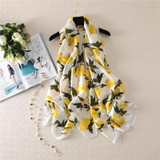 180x90CM Silk Scarf Women Fashion Designer Brand Scarves Casual Shawls Sjaal Print Foulards Femme Luxury echarpe