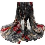 180cmX90cm 2016 Women Scarves Print 6 Color Voile New Scarves Long Stoles Wraps Shawl Scarf Women Bufandas Mujeres Foulard Femme