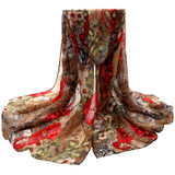 180cmX90cm 2016 Women Scarves Print 6 Color Voile New Scarves Long Stoles Wraps Shawl Scarf Women Bufandas Mujeres Foulard Femme