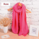 180*80cm Classic Solid Colors Scarf And Shawl Autumn Winter Scarf For Women Scarf High Quality Echarpes Foulards Femme