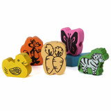 18/26pcs Wooden Animal Fruit Block stringing beaded Toys For Children Learning &amp; Education Colorful Products Kids Toy WYQ