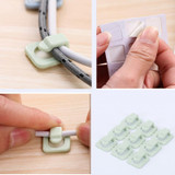 18 Pcs Wire Winding Clip Self-adhesive Wire Winding Device Wire Arranging Clip Buckle