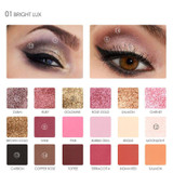 18 Full Color Matte Diamond Glitter Eyeshadow Palette Makeup Eyeshadow Palette Cosmetics Professional By FOCALLURE