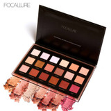 18 Full Color Matte Diamond Glitter Eyeshadow Palette Makeup Eyeshadow Palette Cosmetics Professional By FOCALLURE
