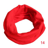 18 Colors Warm Baby Scarf Kids Child Cotton Scarf Boys Girls Pure color O ring scarf children neck Scarves