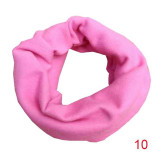 18 Colors Warm Baby Scarf Kids Child Cotton Scarf Boys Girls Pure color O ring scarf children neck Scarves
