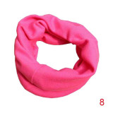 18 Colors Warm Baby Scarf Kids Child Cotton Scarf Boys Girls Pure color O ring scarf children neck Scarves