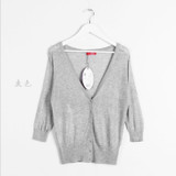 18 Candy Colors Autumn Summer Spring Women V-Neck Knitted Casual Loose Sweaters Cardigans Lady Knitting Outwear