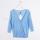 18 Candy Colors Autumn Summer Spring Women V-Neck Knitted Casual Loose Sweaters Cardigans Lady Knitting Outwear