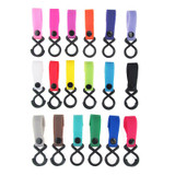 18 Color Baby Stroller Hook 2017 Pushchair Hanger Hanging Hooks Clips Strong Bebek Strap Stroller Accessories Strap Hanger