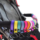 18 Color Baby Stroller Hook 2017 Pushchair Hanger Hanging Hooks Clips Strong Bebek Strap Stroller Accessories Strap Hanger