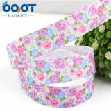 175025, OOT BAORJCT 25mm 10yard/lot cartoon Ribbons Thermal transfer Printed grosgrain Wedding Accessories DIY handmade material