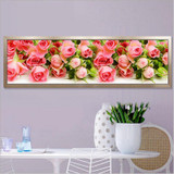 170X50CM 5D Round Diamond Painting Cross Stitch kit Butterfly flowers pictures for Diamond embroidery Diy Diamond mosaic flowers