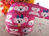 17030231,New arrival 1" (25mm) or 1.5" 38mm 10 yards/lot animals printed grosgrain ribbons cartoon ribbon DIY handmade materials