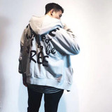 2017 Autumn Women Men Hoodies Hip Hop Fashion Headwear Sweatshirts Peace Hoodie Black White Us size S-XL