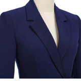 2017 autumn winter Work Wear Women's Blazer OL Fashion Plus Size Professional Formal Long Sleeve Jacket Office Ladies Slim Coat