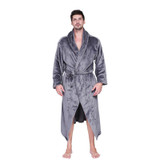2017 Autumn Winter Thickening Warm Flannel Bathrobe Men Dressing Gown Bath Robe Male Sleepwear Nightgown Kimono Homme
