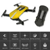 Global Drone GW018 FPV Quadrocopter Selfie Drone Wifi Control RC Quadcopter Foldable Drones with Camera HD vs E58 JY018 E52