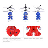 Global Drone 2CH Mini RC Spaceman Helicopter Radio Control Infrared Induction Remote Control Toys with Altitude Holder