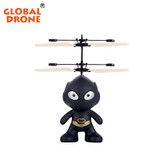 Global Drone 2CH Mini RC Spaceman Helicopter Radio Control Infrared Induction Remote Control Toys with Altitude Holder