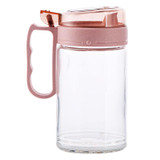 Glass transparent oil pots large leakproof installed vinegar bottles soy sauce bottles kitchen supplies sesame oil bottles