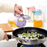Glass transparent oil pots large leakproof installed vinegar bottles soy sauce bottles kitchen supplies sesame oil bottles