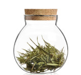 Glass tea pot Storage Bottles handmade glass canisters Tea caddy snack cans fine Wishing bottle 450ml